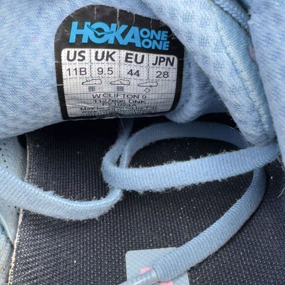 HOKA ONE ONE CLIFTON 9 - Women’s Running Shoes - SIZE 11B - Picture 10 of 10